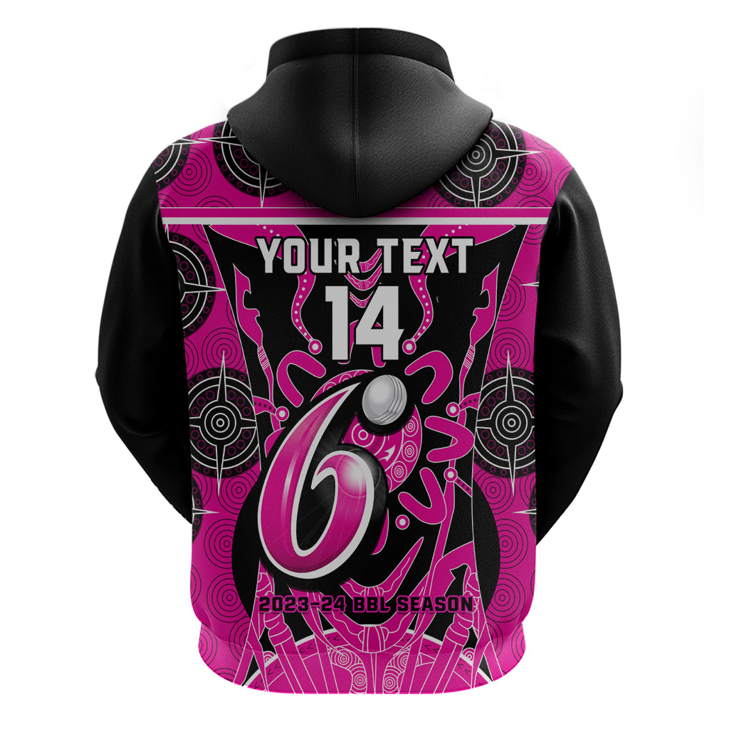 Custom Sydney Sixers Hoodie We Are The Champions Aboriginal Art