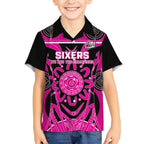 Custom Sydney Sixers Kid Hawaiian Shirt We Are The Champions Aboriginal Art