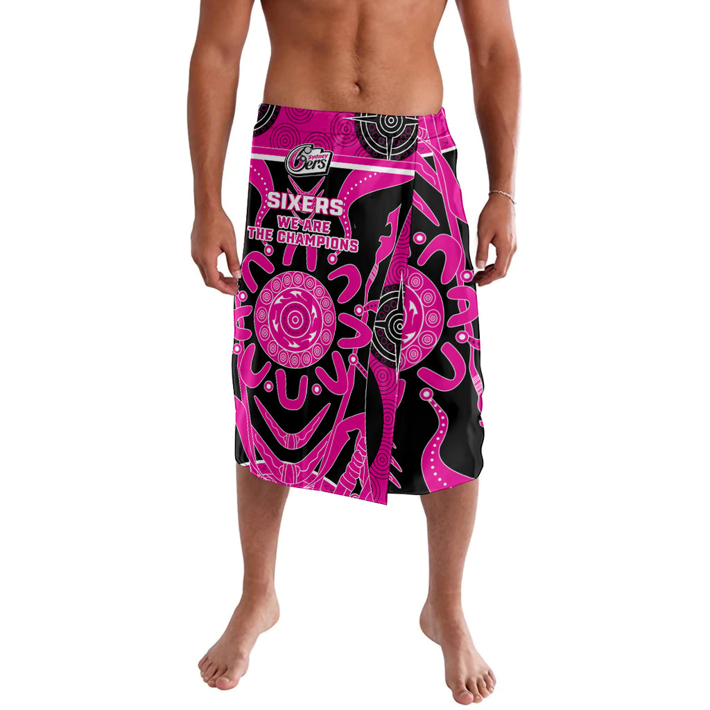 Custom Sydney Sixers Lavalava We Are The Champions Aboriginal Art