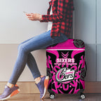 Custom Sydney Sixers Luggage Cover We Are The Champions Aboriginal Art