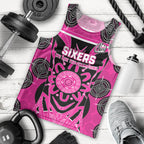 Custom Sydney Sixers Men Tank Top We Are The Champions Aboriginal Art