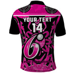 Custom Sydney Sixers Polo Shirt We Are The Champions Aboriginal Art