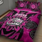 Custom Sydney Sixers Quilt Bed Set We Are The Champions Aboriginal Art