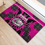 Custom Sydney Sixers Rubber Doormat We Are The Champions Aboriginal Art