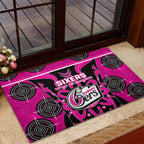 Custom Sydney Sixers Rubber Doormat We Are The Champions Aboriginal Art