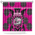 Custom Sydney Sixers Shower Curtain We Are The Champions Aboriginal Art