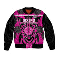 Custom Sydney Sixers Sleeve Zip Bomber Jacket We Are The Champions Aboriginal Art