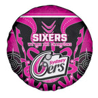 Custom Sydney Sixers Spare Tire Cover We Are The Champions Aboriginal Art
