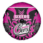 Custom Sydney Sixers Spare Tire Cover We Are The Champions Aboriginal Art