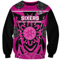 Custom Sydney Sixers Sweatshirt We Are The Champions Aboriginal Art
