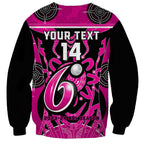Custom Sydney Sixers Sweatshirt We Are The Champions Aboriginal Art