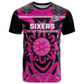 Custom Sydney Sixers T Shirt We Are The Champions Aboriginal Art