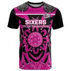Custom Sydney Sixers T Shirt We Are The Champions Aboriginal Art