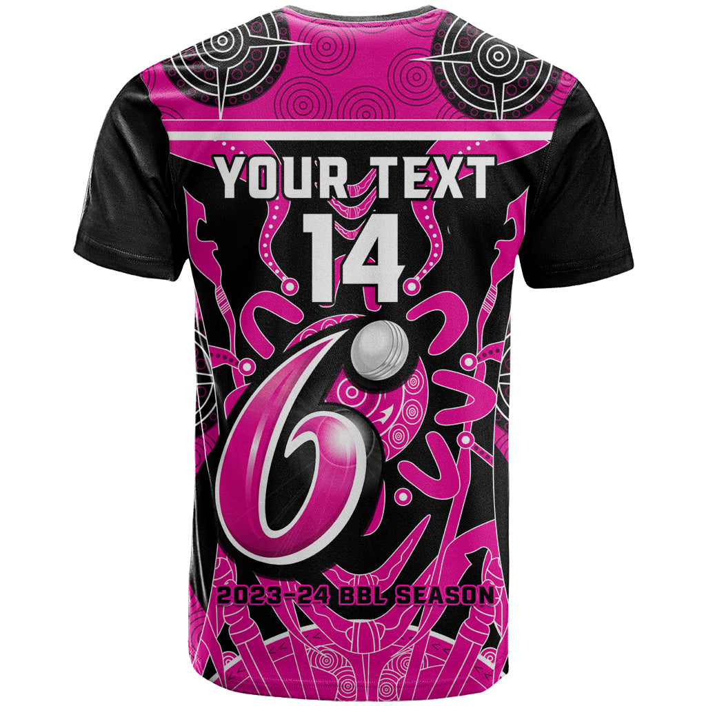 Custom Sydney Sixers T Shirt We Are The Champions Aboriginal Art