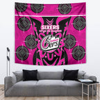 Custom Sydney Sixers Tapestry We Are The Champions Aboriginal Art