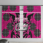 Custom Sydney Sixers Window Curtain We Are The Champions Aboriginal Art
