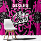 Custom Sydney Sixers Window Curtain We Are The Champions Aboriginal Art