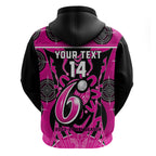 Custom Sydney Sixers Zip Hoodie We Are The Champions Aboriginal Art