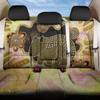 Australia Opal Wombat Back Car Seat Cover Aussie Aboriginal Art