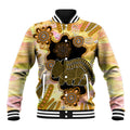 Australia Opal Wombat Baseball Jacket Aussie Aboriginal Art