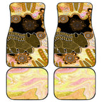 Australia Opal Wombat Car Mats Aussie Aboriginal Art