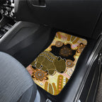 Australia Opal Wombat Car Mats Aussie Aboriginal Art