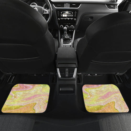 Australia Opal Wombat Car Mats Aussie Aboriginal Art