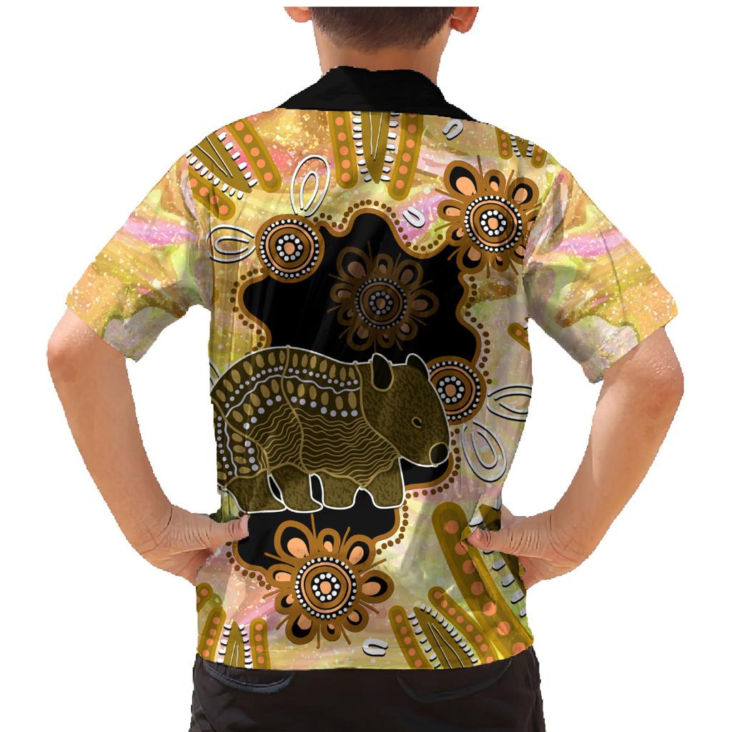 Australia Opal Wombat Family Matching Mermaid Dress and Hawaiian Shirt Aussie Aboriginal Art
