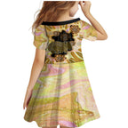 Australia Opal Wombat Family Matching Mermaid Dress and Hawaiian Shirt Aussie Aboriginal Art