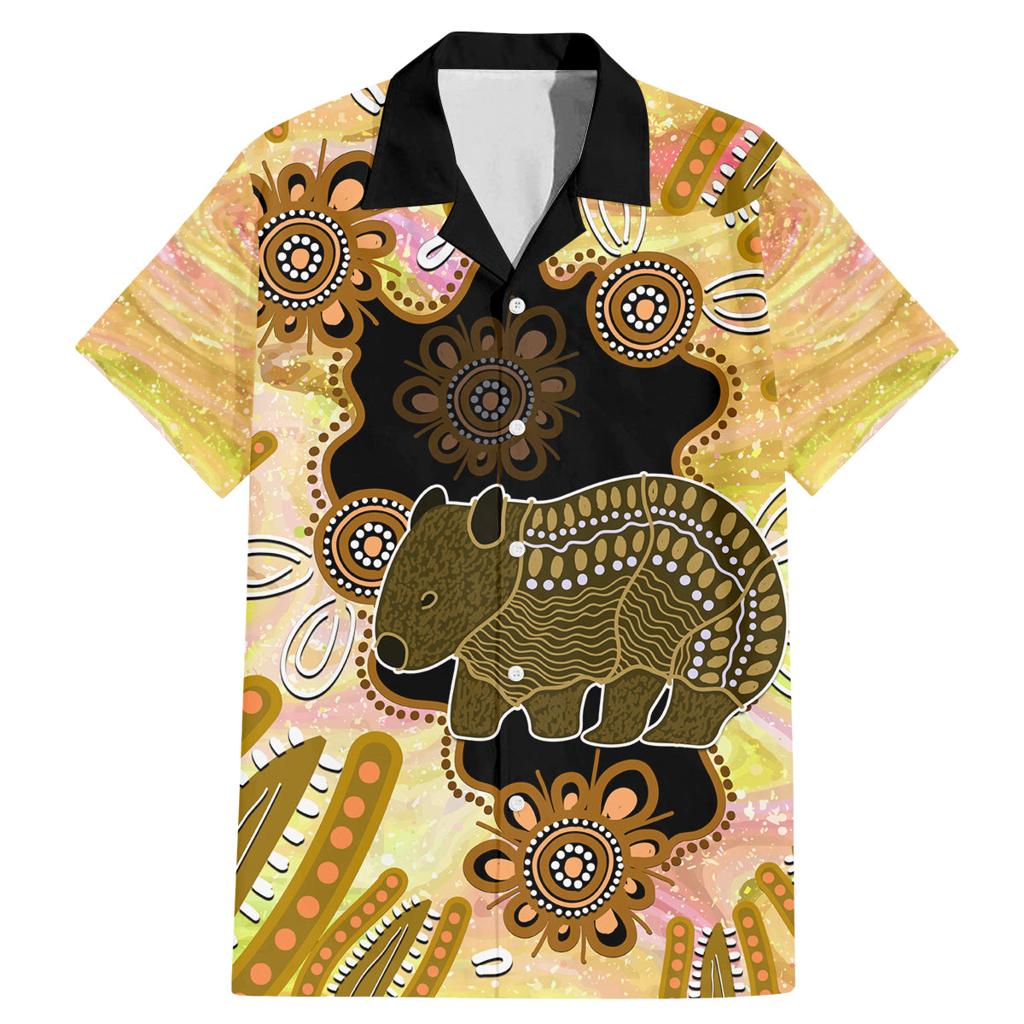 Australia Opal Wombat Family Matching Mermaid Dress and Hawaiian Shirt Aussie Aboriginal Art