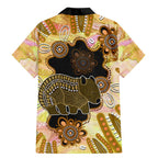 Australia Opal Wombat Family Matching Mermaid Dress and Hawaiian Shirt Aussie Aboriginal Art