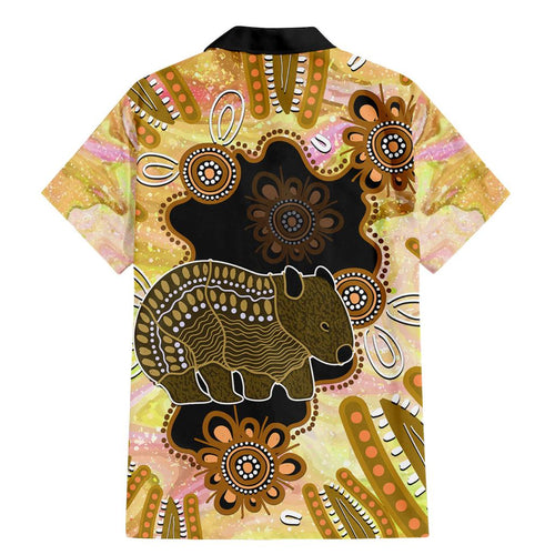 Australia Opal Wombat Family Matching Mermaid Dress and Hawaiian Shirt Aussie Aboriginal Art