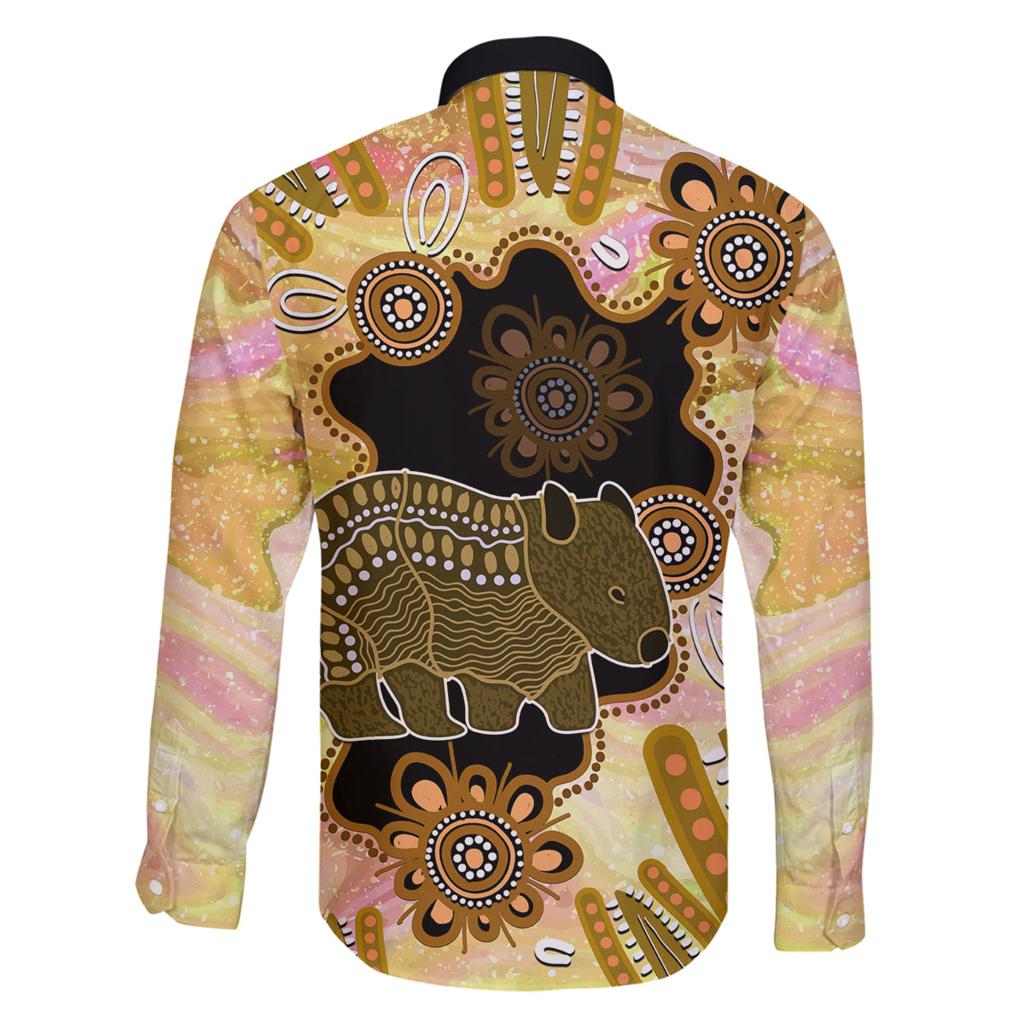 Australia Opal Wombat Family Matching Summer Maxi Dress and Hawaiian Shirt Aussie Aboriginal Art