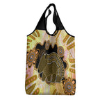 Australia Opal Wombat Grocery Bag Aussie Aboriginal Art