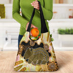 Australia Opal Wombat Grocery Bag Aussie Aboriginal Art