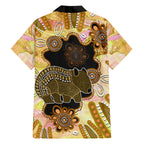 Australia Opal Wombat Hawaiian Shirt Aussie Aboriginal Art