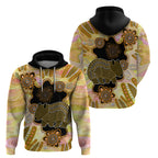 Australia Opal Wombat Hoodie Aussie Aboriginal Art