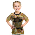 Australia Opal Wombat Kid T Shirt Aussie Aboriginal Art