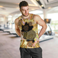 Australia Opal Wombat Men Tank Top Aussie Aboriginal Art