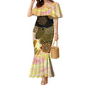 Australia Opal Wombat Mermaid Dress Aussie Aboriginal Art