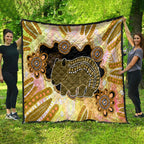 Australia Opal Wombat Quilt Aussie Aboriginal Art