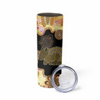 Australia Opal Wombat Skinny Tumbler Aussie Aboriginal Art