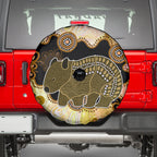 Australia Opal Wombat Spare Tire Cover Aussie Aboriginal Art