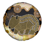 Australia Opal Wombat Spare Tire Cover Aussie Aboriginal Art