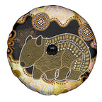 Australia Opal Wombat Spare Tire Cover Aussie Aboriginal Art