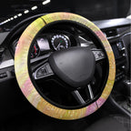 Australia Opal Wombat Steering Wheel Cover Aussie Aboriginal Art