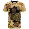 Australia Opal Wombat T Shirt Aussie Aboriginal Art