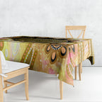 Australia Opal Wombat Tablecloth Aussie Aboriginal Art