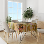 Australia Opal Wombat Tablecloth Aussie Aboriginal Art
