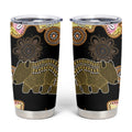 Australia Opal Wombat Tumbler Cup Aussie Aboriginal Art